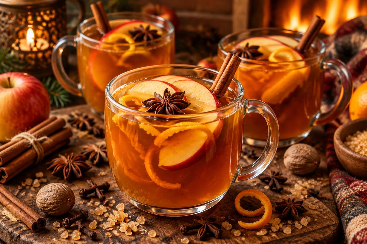 Recette du hot apple pie punch : le cocktail chaud aux saveurs de tarte aux pommes