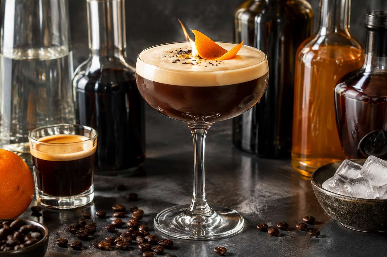 Recette du cocktail chocolate orange espresso martini