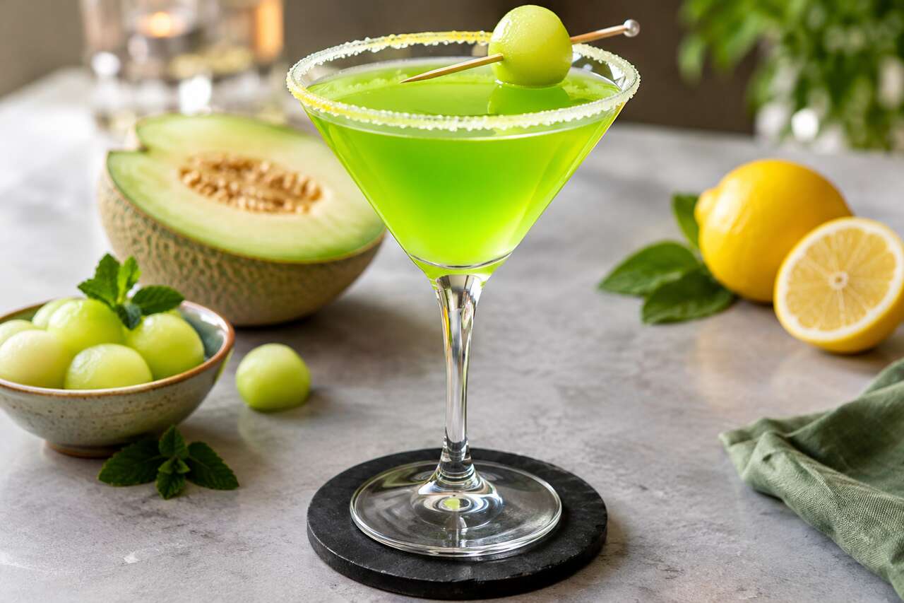 Recette du Midori Martini plus : le cocktail au melon à essayer