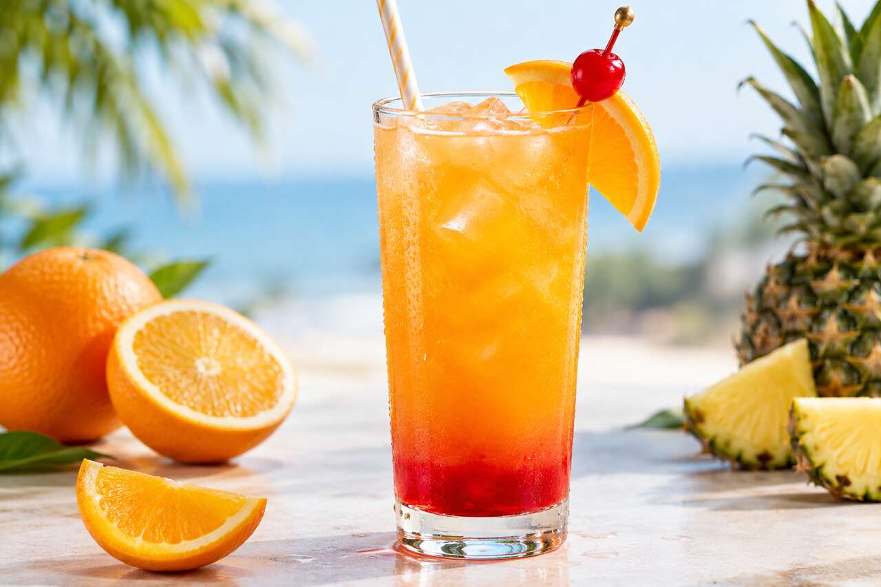 Recette du cocktail Orange Donkey Punch