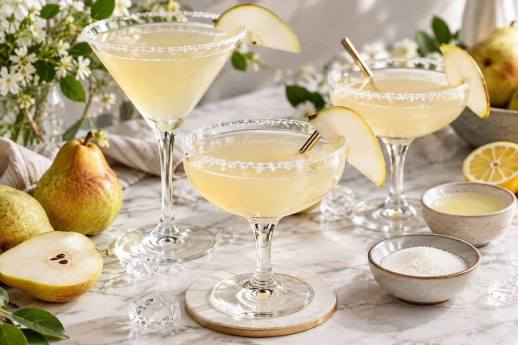 Recette du cocktail à la poire délicieuse
