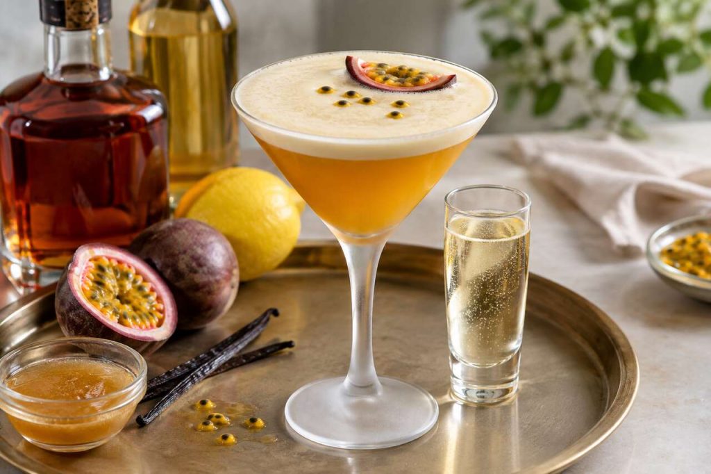 Recette du cocktail porn star martini au rhum épicé