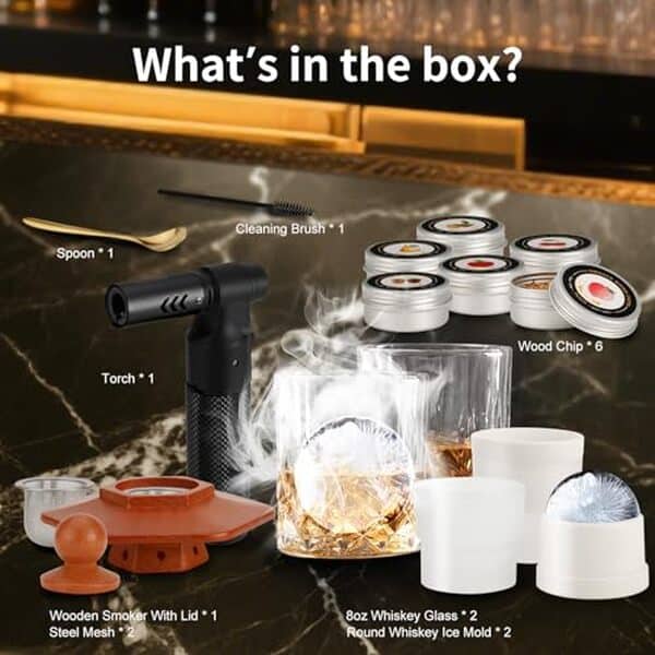 Découvrez notre test complet du fumoir à cocktail avec torche : kit complet, saveurs boisées et conseils pour sublimer vos cocktails maison. 