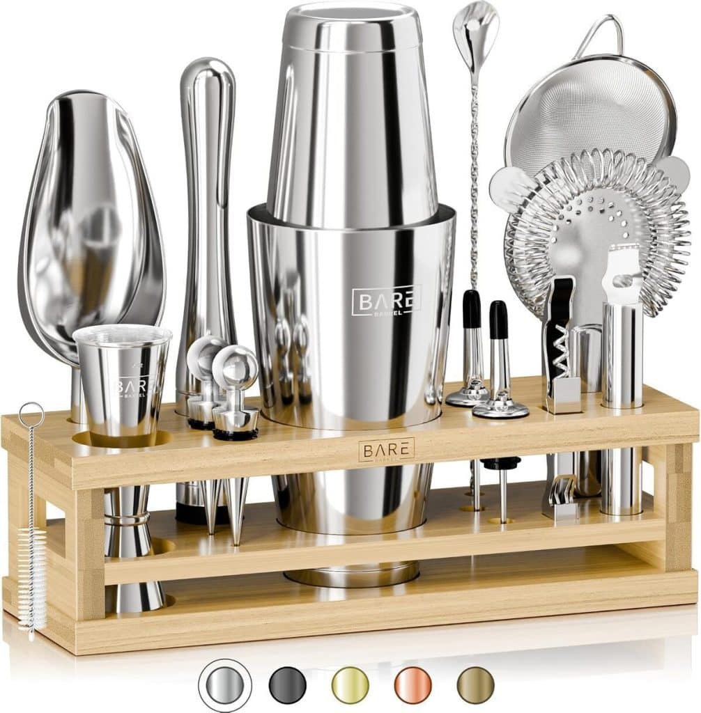Test du kit de fabrication de cocktails Bare Barrel : ensemble barman 16 pièces