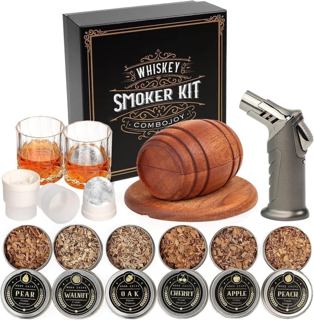 Test : kit fumoir whisky avec chalumeau et 6 arômes de bois